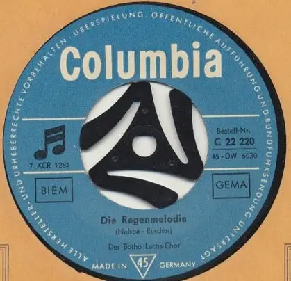 Der Botho-Lucas-Chor - Die Regenmelodie / Stadtpark-Serenade