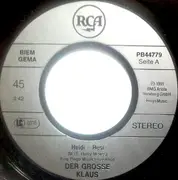 7inch Vinyl Single - Der Große Klaus - Heidi - Resi