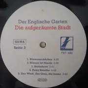 LP - Der Englische Garten - Die Aufgeräumte Stadt
