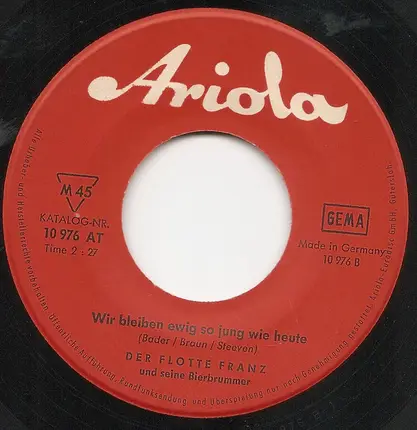 Der Flotte Franz Und Seine Bierbrummer - Das Bier Das Läuft Und Läuft Und Läuft