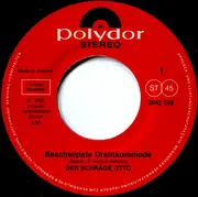 7inch Vinyl Single - Der Schräge Otto - Beschwipste Drahtkommode