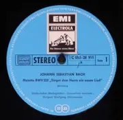 LP - Der Süddeutsche Madrigalchor - Johannes Sebastian Bach ; BWV 225, BWV 229, BWV 226