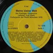 LP - Der Pasinger Kinderchor - Meine Kleine Welt (Die 30 Schönsten Kinderlieder)