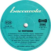 LP - Der Rubin Artos Chor - La Montanara