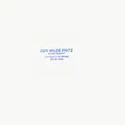 12inch Vinyl Single - Der Wilde Fritz - Ist Das Deutsch? (Germans In The House) - Promo, white label