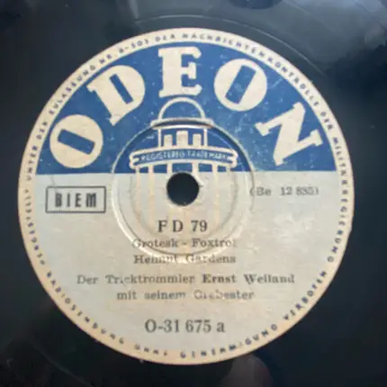 Der Tricktrommler Ernst Weiland und sein Orchester - FD 79 / Sahara