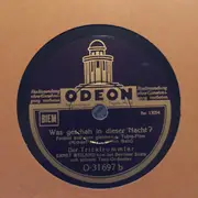 Schellack - Der Tricktrommler Ernst 'Bimbo' Weiland Und Sein Orchester - Peng! / Was Geschah In Dieser Nacht?