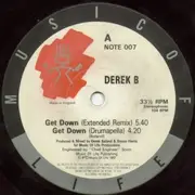 12inch Vinyl Single - Derek B - Get Down