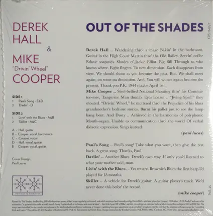 Derek Hall & Mike Cooper - Out Of The Shades