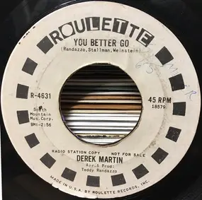 Derek Martin - You Better Go