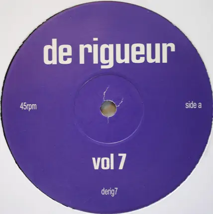 De Rigueur - Vol. 7