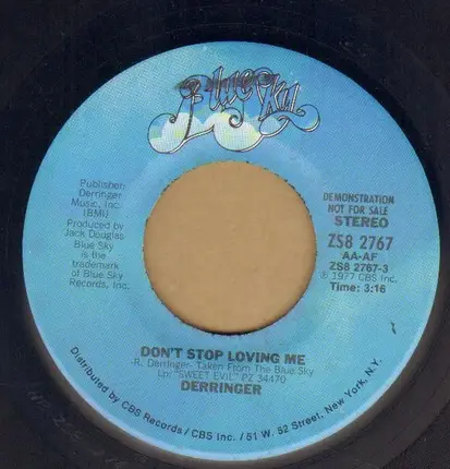 Derringer - Don't Stop Loving Me