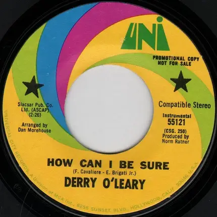 Derry O'Leary - How Can I Be Sure