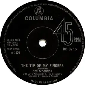 Des O'Connor - The Tip Of My Fingers