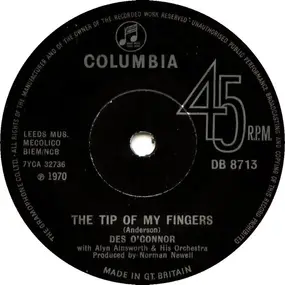 Des O'Connor - The Tip Of My Fingers