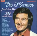 LP - Des O'Connor - Just For You - 20 Special Songs