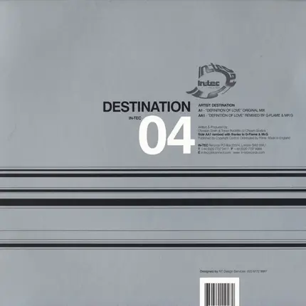 Destination - Definition Of Love