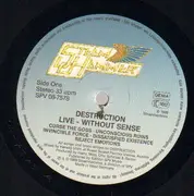 12inch Vinyl Single - Destruction - live - without sense - Gatefold