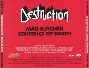 CD - Destruction - Mad Butcher / Sentence Of Death - Mad Butcher Picture Cd