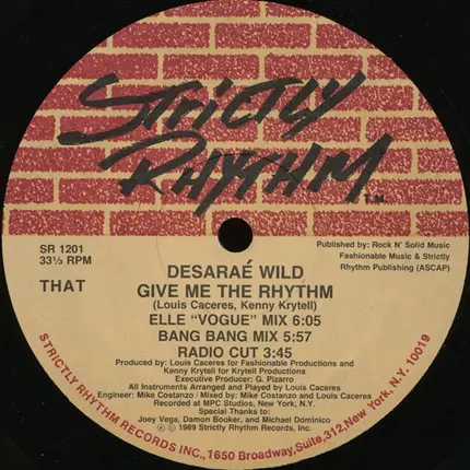 Desaraé Wild - Give Me The Rhythm