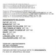 CD - Descendents - Somery