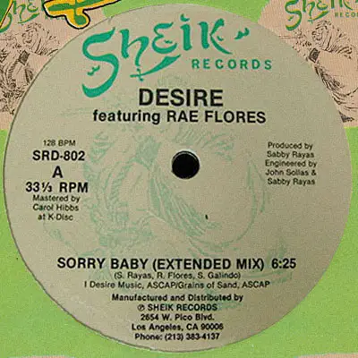 Desire Featuring Rae Flores - Sorry Baby