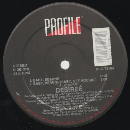Desireé - Baby, Be Mine