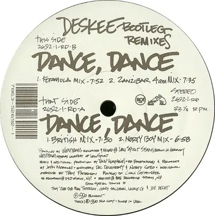 Deskee - Dance, Dance (Bootleg Remixes)