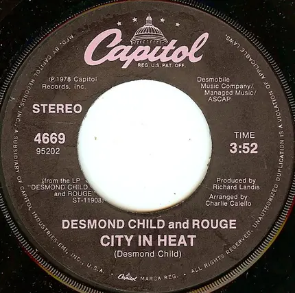 Desmond Child And Rouge - Our Love Is Insane