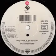 7inch Vinyl Single - Desmond Child - Love On A Rooftop
