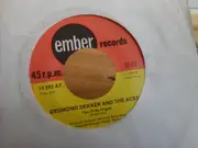 7inch Vinyl Single - Desmond Dekker & The Aces - Intensified / Tips Of My Fingers
