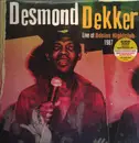 LP - Desmond Dekker - Live At Basins Nightclub 1987 - Insert