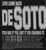 Desoto - Love Come Back