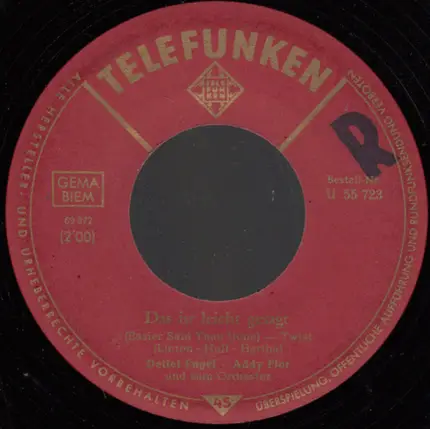 Detlef Engel - Mein Herz Schlägt Nur Für Susi / Das Ist Leicht Gesagt