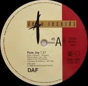 12inch Vinyl Single - Deutsch Amerikanische Freundschaft - Pure Joy (Mix 12')