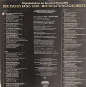 Double LP - Deutsches Tanz- und Unterhaltungsorchester - Originalaufnahmen aus den Jahren 1942 und 1943