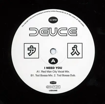 Deuce - I Need You