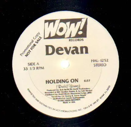 Devan - Holding On