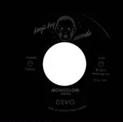 7inch Vinyl Single - Devo - Mongoloid / Jocko Homo - Black print inside