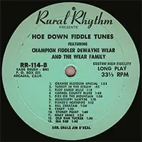 Dewayne Wear - Hoe Down Fiddle Tunes: Volume 3