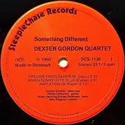 LP - Dexter Gordon Quartet - Something Different
