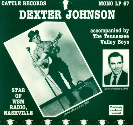 Dexter Johnson Accompanied By The Tennessee Valley Boys - Star Of  WSM Radio, Nashville