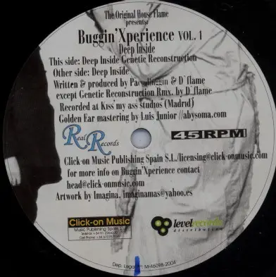 D'Flame Presents Buggin Xperience - Deep Inside