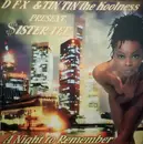12inch Vinyl Single - DFX & Tin Tin The Koolness Present Sister Tee - A Night To Remember
