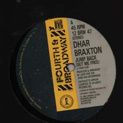 Dhar Braxton - Jump Back (Set Me Free)
