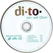 CD Single - Di-To - Ich Will Dich