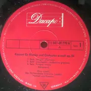 LP - Dinu Lipatti - Schumann / Grieg - Klavierkonzert A-moll Op. 54 / Klavierkonzert A-moll Op. 16 - Mono