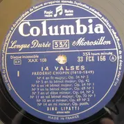 LP - Chopin (Lipatti) - 14 Valses