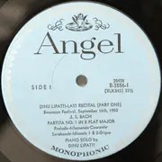 Double LP - Bach / Mozart / Schubert / Chopin - Dinu Lipatti - His Last Recital