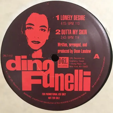 Dina Fanelli - Lonely Desire / Outta My Skin